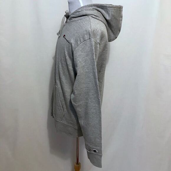 Champion NWT Heather Grey Full Zip Performance Hoodie Men M - Picture 5 of 9